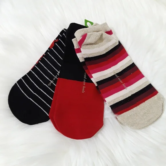 kate Spade Fox Laidy 3-Pack Ankle Socks - Picture 5 of 6
